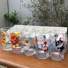 アンパンマン コップセット グラスセット コップ グラス レトロ 昭和レトロ の画像