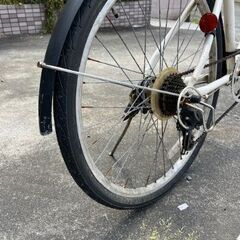 【メンテナンス済み】サイクルベースあさひ　26インチクロスバイク　Cream CSの画像