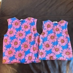 H&M トップス　姉妹お揃いコーデの画像