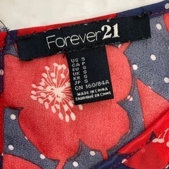 forever21 花柄
ブラウス　シースルーの画像