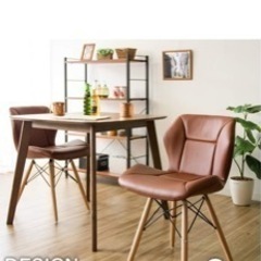 ダイニングチェア　2脚セットの画像