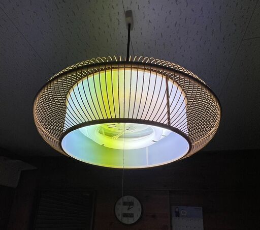 終】【G358】和室用天井照明昭和レトロ動作確認済み (ベル) 岡山の生活
