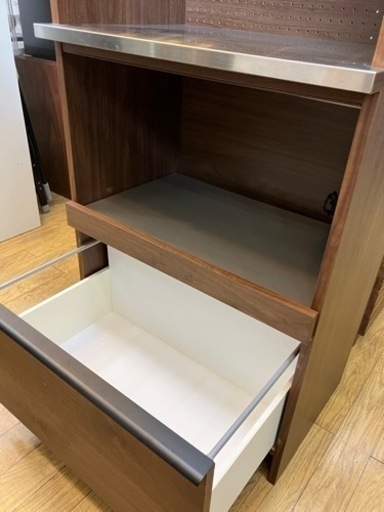 9/14値下げしました！☀️お得☀️ UNICO ウニコ 末次家具 レンジボード 便利収納‼️ NO.810
