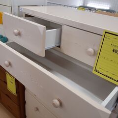 【U1201】チェスト 6段 ホワイトの画像