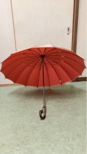 小宮商店　かさね　雨晴兼用　長傘 
55cm 16本骨　ベージュ×ピンク