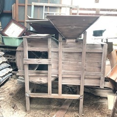 レトロ古民具 とうみ　唐箕　の画像