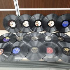 現状渡し レコード 15枚セット ジャンク品 レトロ 当時物 アンティーク 音出し未確認 オブジェ 苫小牧西店の画像