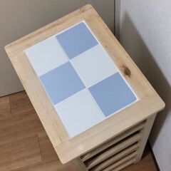直接手渡しのみ※ナチュラルでかわいい木製5段収納タンス・キャビネットお譲りしますの画像