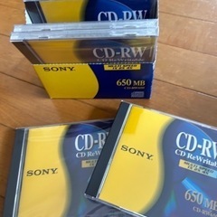 未使用 SONY CD -RW 5枚の画像