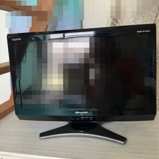 SHARP 液晶テレビ　コード、リモコン付