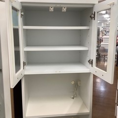 サンウッディ 2枚扉レンジボード ペレット【トレファク 川越店】