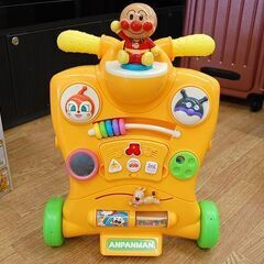 アガツマ アンパンマン 乗って!押して!へんしんウォーカー 工具不要 3ステップ 8ヵ月～ 手押し車 ビジーボード 足こぎ乗用 札幌市 清田区 平岡の画像