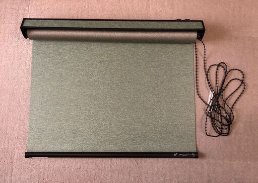 【新品・未使用】ロールスクリーン グリーン ◆幅690㎜×高さ2170㎜＃2