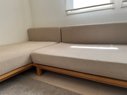 リセノ　家具 ソファ  カウチソファ