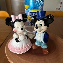 ▼【中古】ミッキー&ミニー♡陶器オルゴール♪♪の画像