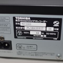 中古良品 東芝 RD-S303 DVDレコーダー 確認済の画像