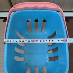 【お取引中】おもちゃのかご　買い物カゴ　おままごとの画像