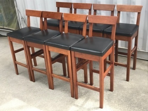 E338◇業務用チェア◇カウンターチェア◇8脚セット◇居酒屋◇定食屋◇和食◇イス◇椅子