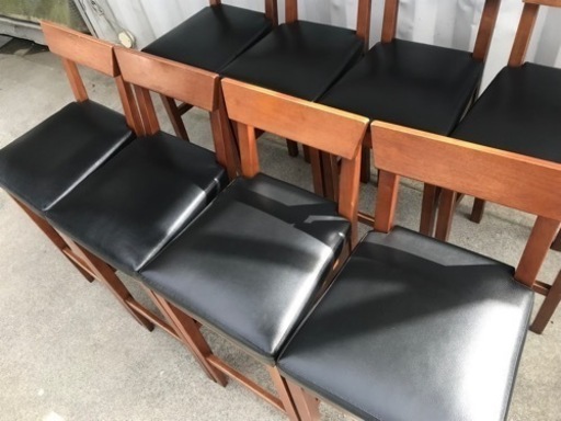 E338◇業務用チェア◇カウンターチェア◇8脚セット◇居酒屋◇定食屋◇和食◇イス◇椅子