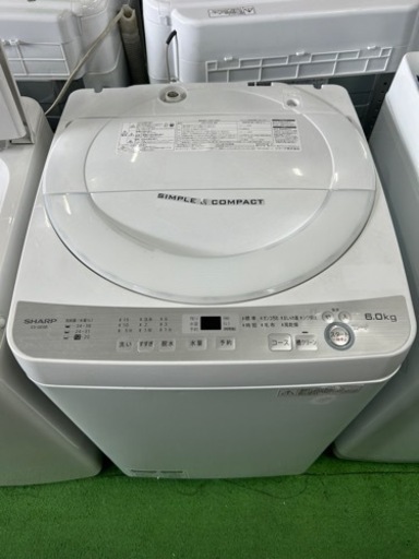 早い者勝ち大セール‼️‼️＋ご来店時、ガン×2お値引き‼️SHARP(シャープ) 2017年製 6.0kg 洗濯機