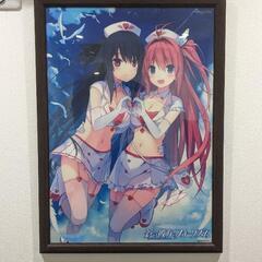額縁A2サイズ　 2個セット　クリアポスター付き