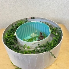 クレイケーキ3段　ケーキトッパー付き（100日祝い　ハーフバースデー　誕生日）の画像