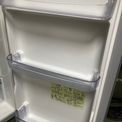 SHARP① ノンフロン冷凍冷蔵庫　118L  店頭4,000円の画像