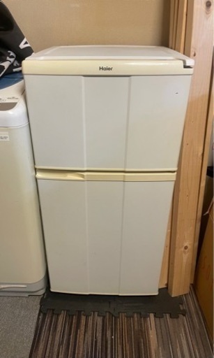 ◆ 98L 【ハイアール】冷凍冷蔵庫／JR-N100A-W(ホワイト)冷蔵庫／冷凍庫／1人用