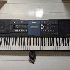 中古品　YAMAHAキーボード PSR Ｅ333 譜面台なし