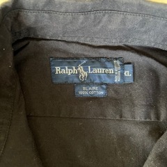 ラルフローレン　黒シャツの画像