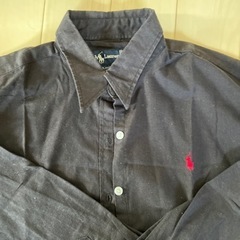 ラルフローレン　黒シャツの画像
