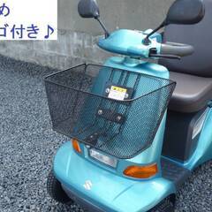 【動作良好】 スズキ セニアカー ET4D (バッテリー良好) 大きめ前カゴ付き 〈直手渡し限定！〉の画像
