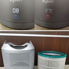 ダイソン dyson Pure Hot+Cool HP00 シルバー 扇風機 空気清浄機能付き ファンヒーター リモコンあり 動作確認済み 2018年製 苫小牧西店の画像