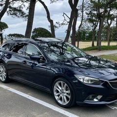 アテンザワゴン6速マニュアル！軽油、ディーゼルターボ　Androidモニター車検7年8月の画像