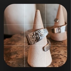 ビンテージ　スプーンリング　