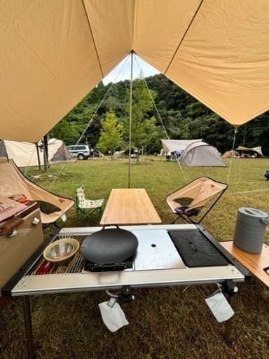  peak(スノーピーク） IGTフレームロング　IGTマルチファンクションテーブルロング竹