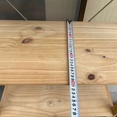 木製棚　シェルフ　ラック　無垢材　の画像