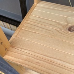 木製棚　シェルフ　ラック　無垢材　の画像