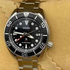 セイコー プロスペックス SBPK003 スモウ ソーラー GMT ダイバーズ　腕時計