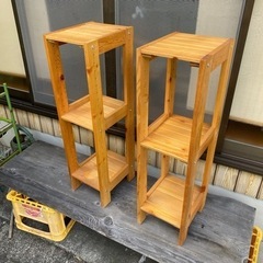 細長い棚　　木製　まとめ