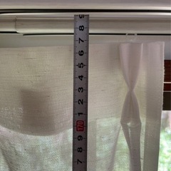 【5/10〆切】家具 【無印良品】カーテン　レースカーテンの画像