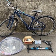 自転車 クロスバイクGIANT TRANCEO4.0 付属品あり