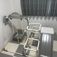 ヤトミ おりたたみわんぱくスライダージム ブランコ付きDX