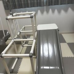 ヤトミ おりたたみわんぱくスライダージム ブランコ付きDXの画像