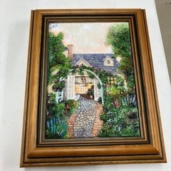 ロ2405-286 絵画 小物入れ 中古美品