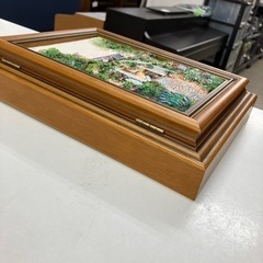 ロ2405-286 絵画 小物入れ 中古美品の画像