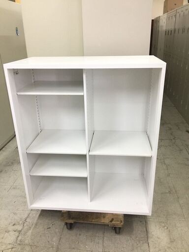 中古　美品　コクヨ　オープン書庫　ホワイト　スチール　収納キャビネット　W900×D450×H1050　愛知　一宮市　江南市　稲沢市　名古屋　岐阜　各務ヶ原　岐南町　羽島　三重　名古屋　グッドプライス一宮