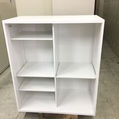 中古　美品　コクヨ　オープン書庫　ホワイト　スチール　収納キャビ...
