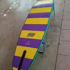 5/14値下げ　7.0 キャッチサーフ　オディシー　プランク　純正フィン付（シングルフィンモデル）デッキカバー付　サーフィン　スポンジ　ソフトボード　サーフボードの画像