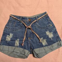 女ジーンズショートパンツ
